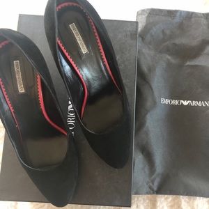 Used Emporio Armani high heels w/dust bag and box